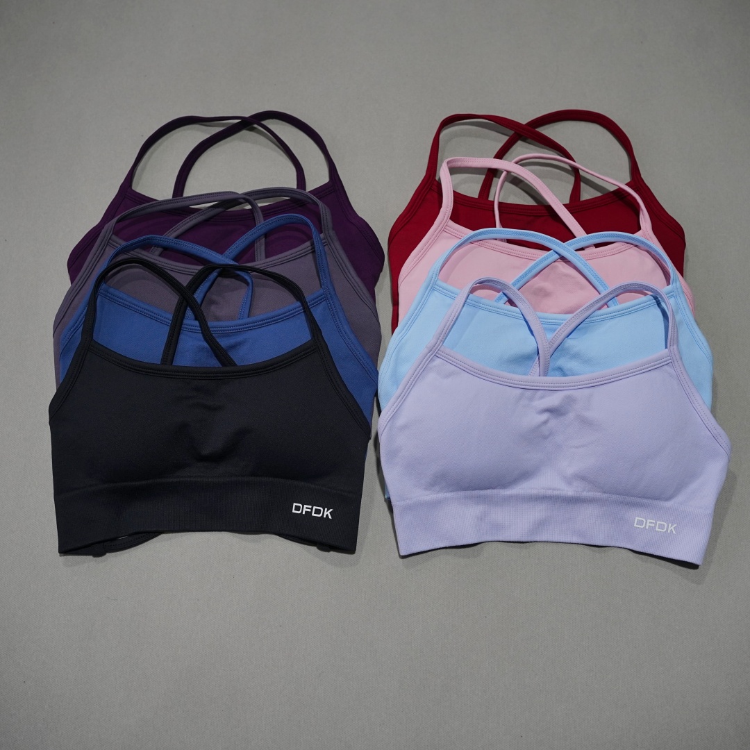 DFDK Ribbed Seamless Cross Bac - đánh giá và giá Minimizer Bra Women