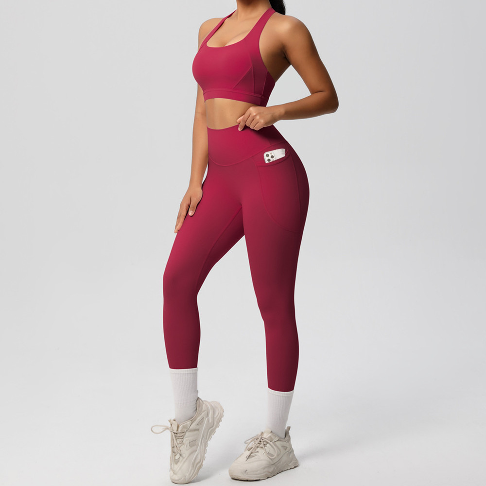 Pad Cross Shoulder Strap Yoga  - đánh giá và giá Sports Bra Racerback