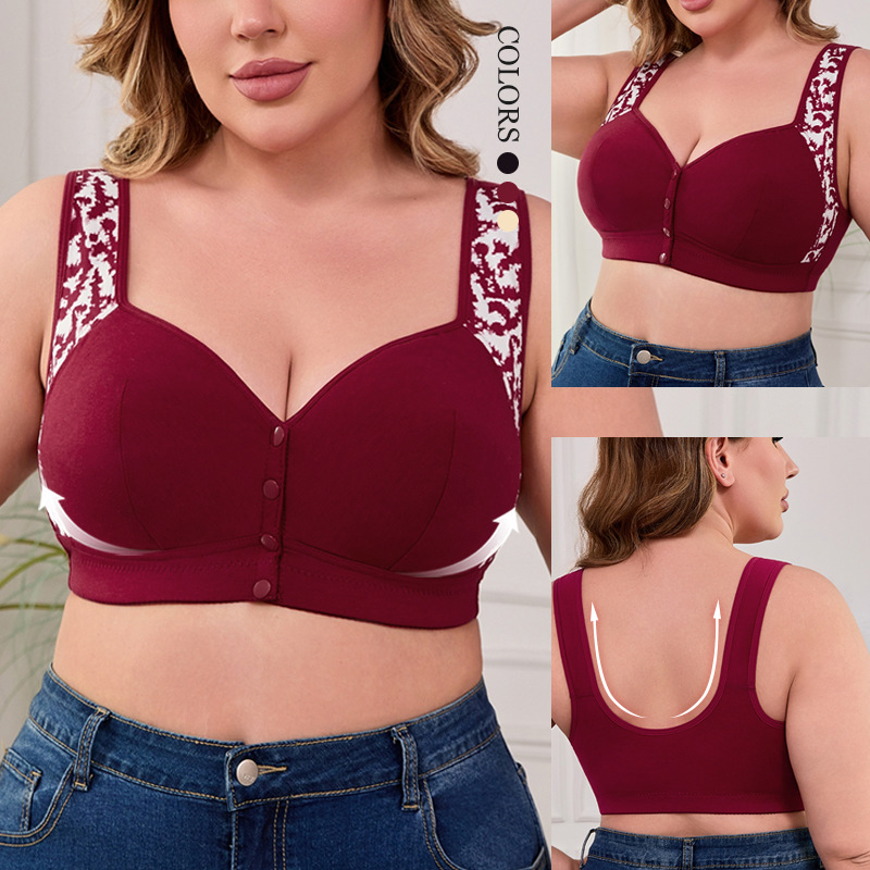 XL-7XL Plus Size Front Buckle  - đánh giá và giá Full Coverage Bra
