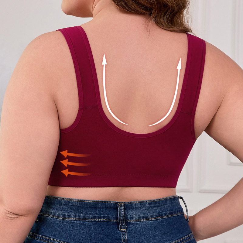 XL-7XL Plus Size Front Buckle  - đánh giá và giá Full Coverage Bra
